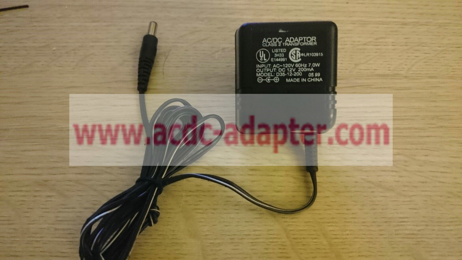 New FP D35-12-200 AC Power Supply Adapter Adaptor Charger 12V 200mA